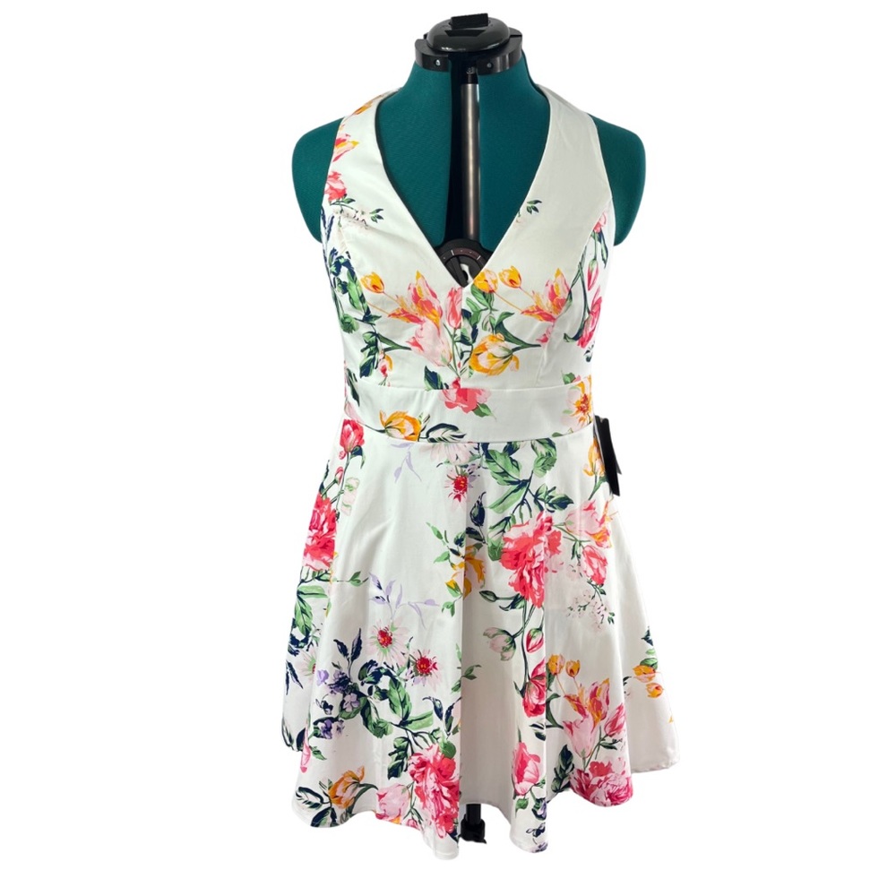 (NWT) City Studio Fit & Flare Floral Dress Size 13